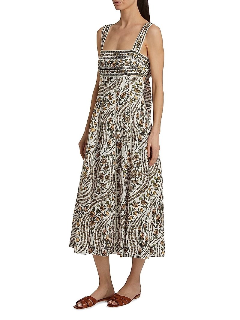 Rye Floral Linen Dress