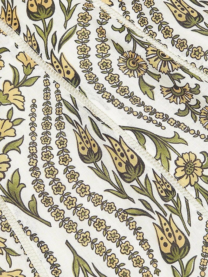 Rye Floral Linen Dress