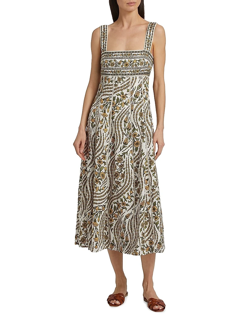 Rye Floral Linen Dress