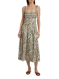 Rye Floral Linen Dress