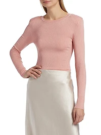 Acara Knit Long-Sleeve Top