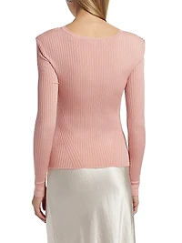 Acara Knit Long-Sleeve Top