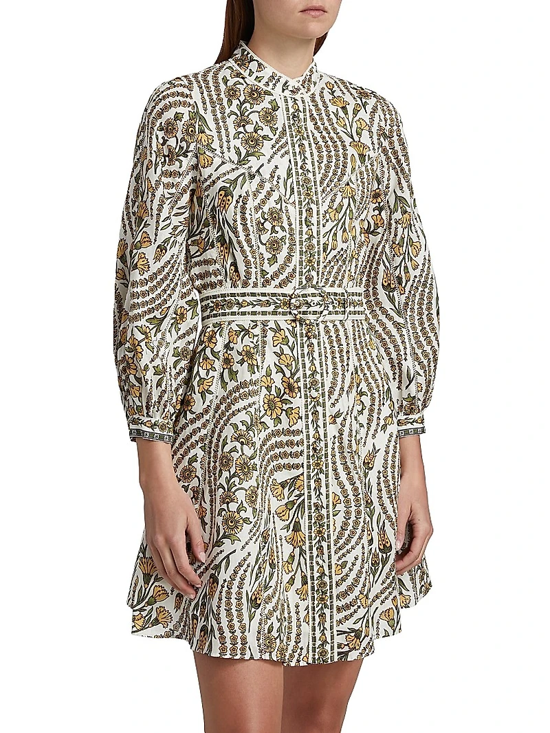 Nolan Floral Linen Dress