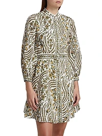 Nolan Floral Linen Dress