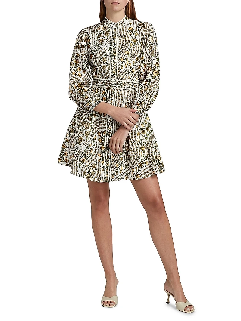 Nolan Floral Linen Dress