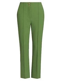 Kean High-Rise Slim-Cut Pants