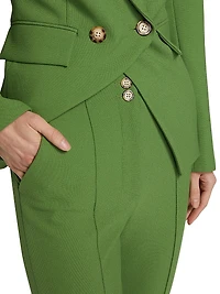 Kean High-Rise Slim-Cut Pants