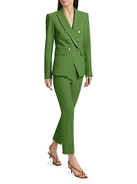 Kean High-Rise Slim-Cut Pants