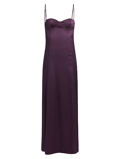 Tous Les Jours Silk Maxi Dress