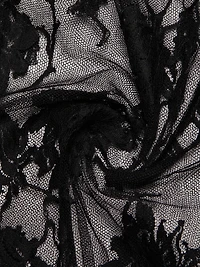 Dominique Sheer Lace Midi-Dress