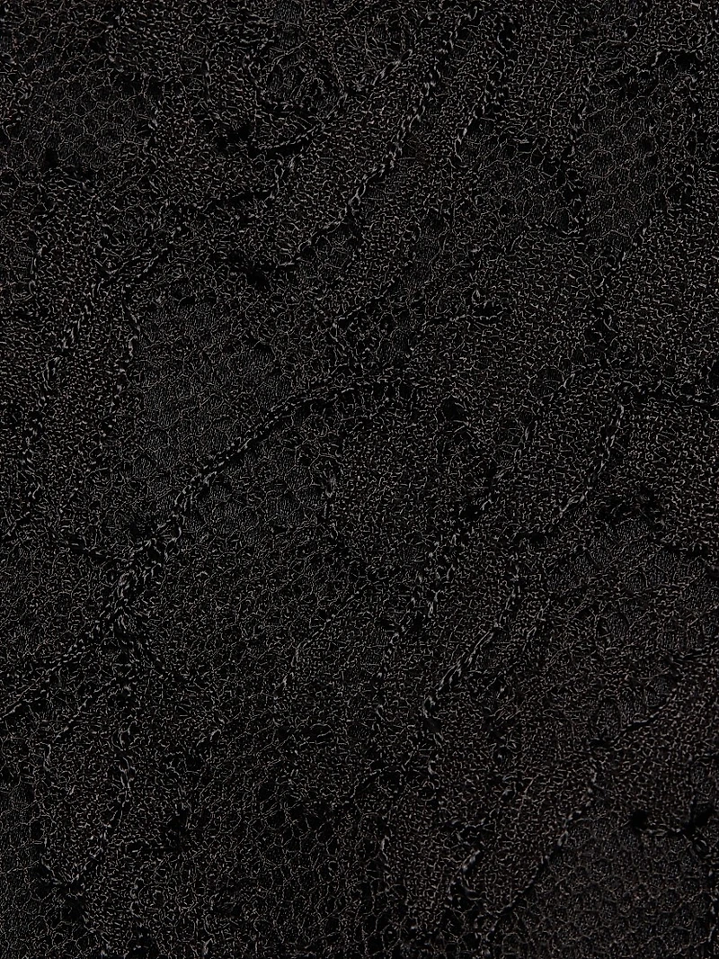 Lace Tie-Neck Blouse