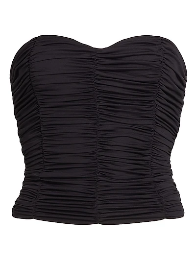 Echauffe Ruched Bustier Top