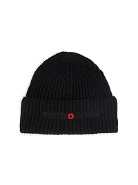 Embroidered Logo Cotton Beanie