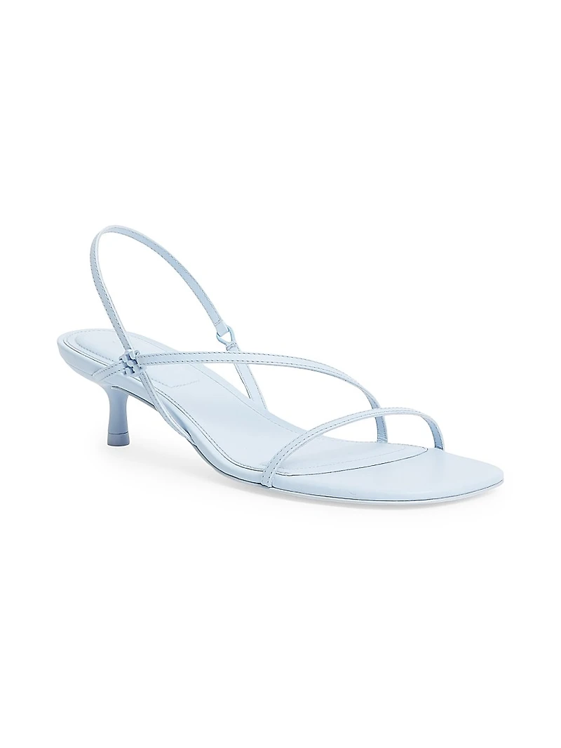 Cedonia 35MM Strappy Leather Slingback Sandals