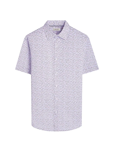 OohCotton Miles Geometric Stretch-Cotton Shirt
