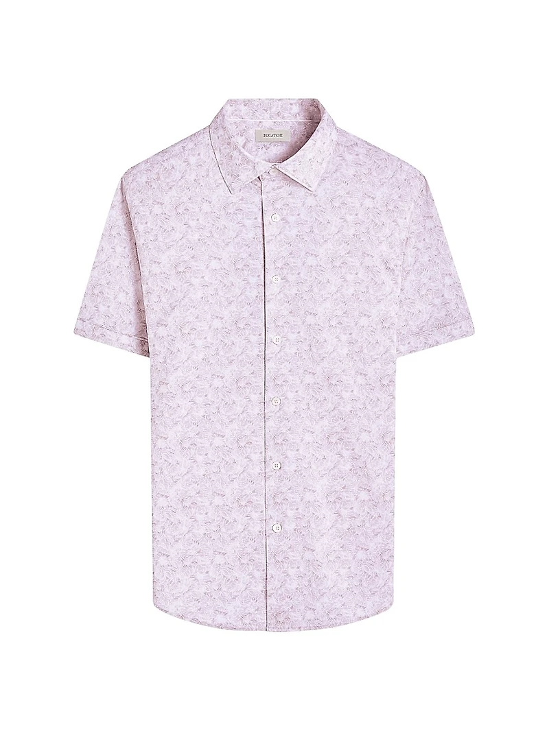 Miles Floral Cotton Short-Sleeve Shirt