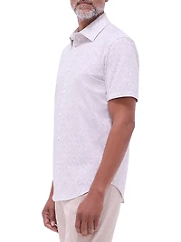 Miles Floral Cotton Short-Sleeve Shirt