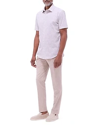 Miles Floral Cotton Short-Sleeve Shirt