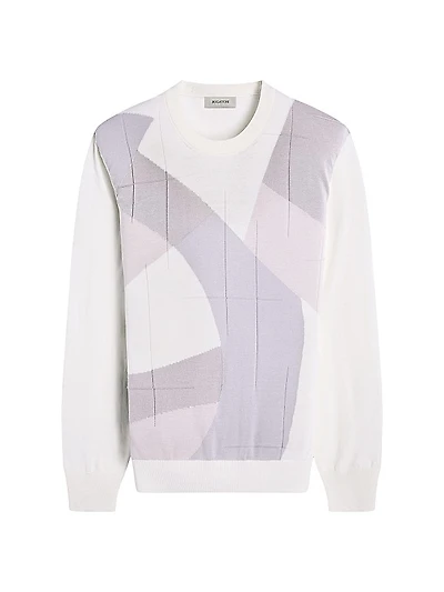 Cotton-Blend Crewneck Sweater