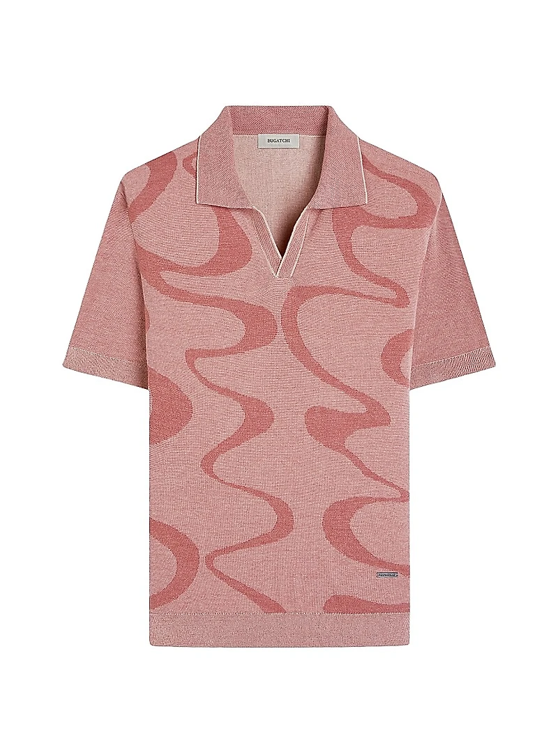 Johnny Collar Cotton-Silk Sweater
