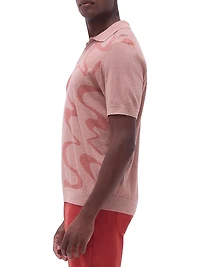 Johnny Collar Cotton-Silk Sweater