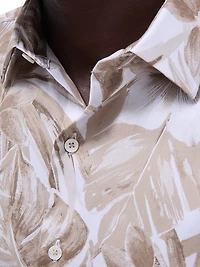 Orson Floral Woven Shaped Button-Front Shirt
