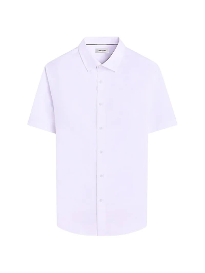 Orson Woven Cotton Shaped Button-Front Shirt