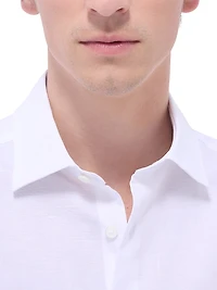 Orson Woven Cotton Shaped Button-Front Shirt