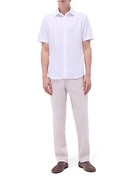 Orson Woven Cotton Shaped Button-Front Shirt