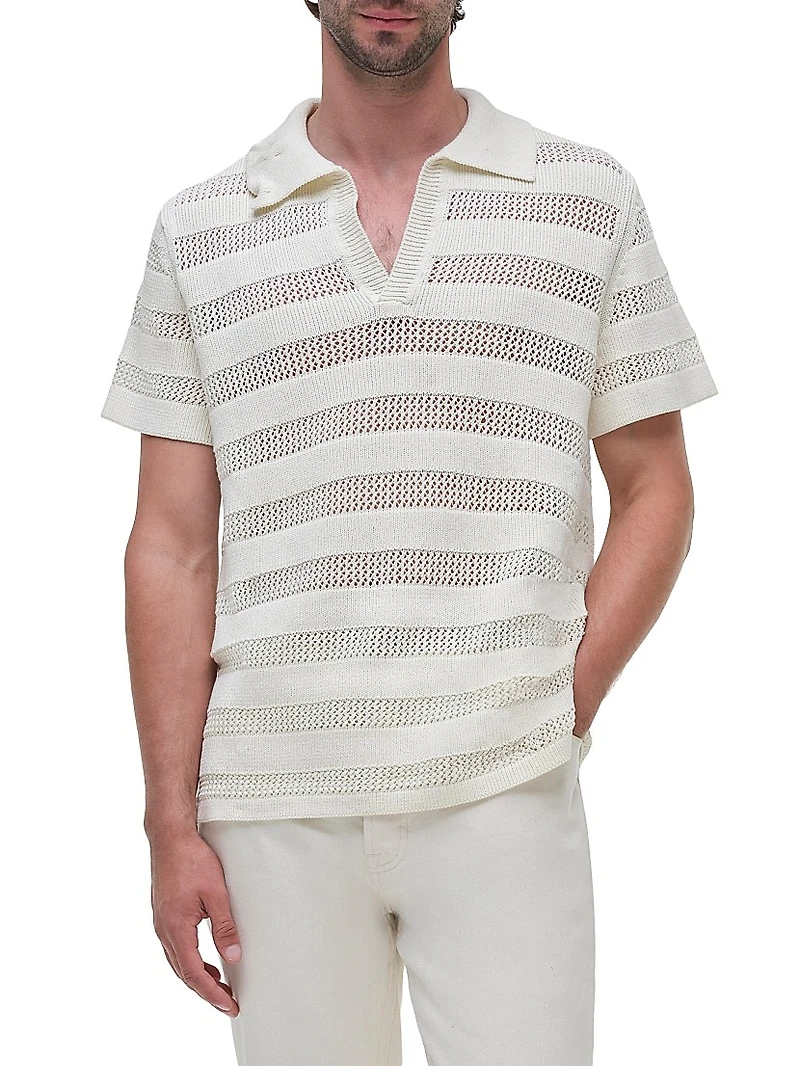 Knit Cotton Polo Shirt