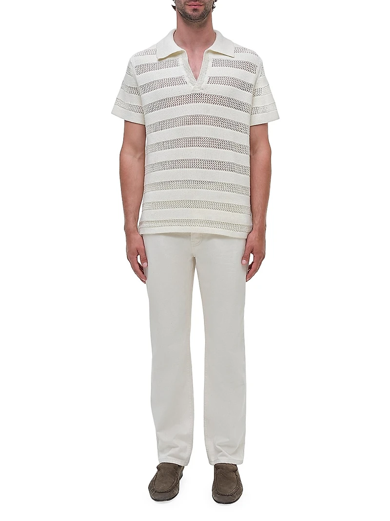 Knit Cotton Polo Shirt