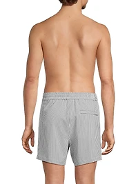 Striped Swim Trunks