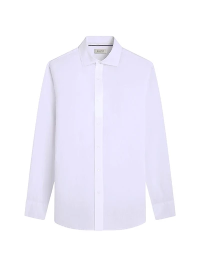 Axel Linen Button-Front Shirt