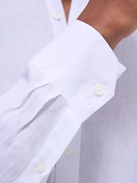 Axel Linen Button-Front Shirt