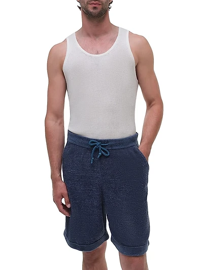 Drawstring Knit Shorts