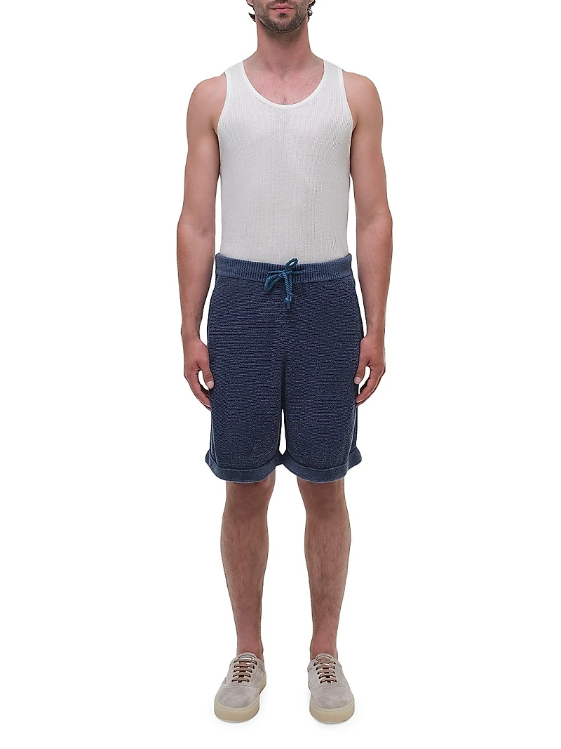 Drawstring Knit Shorts