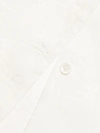 Printed Silk Camp Shirt