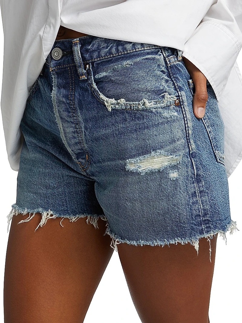 Manhasset Distressed Shorts