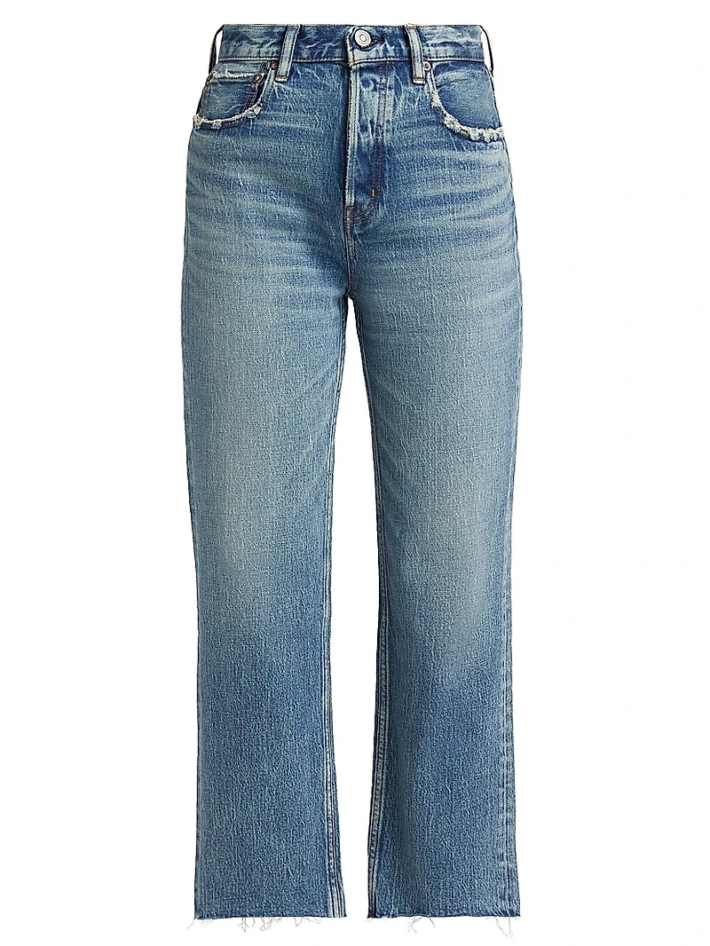 Plainedge Straight Leg Crop Jeans