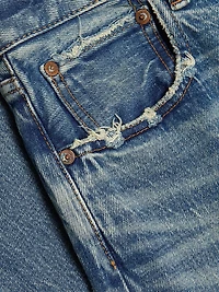 Plainedge Straight Leg Crop Jeans