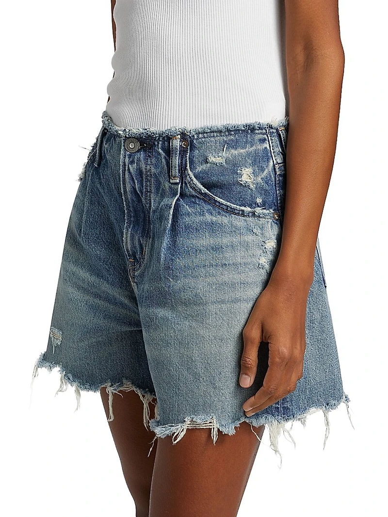 Ludlow Raw-Edge Shorts