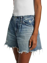 Ludlow Raw-Edge Shorts