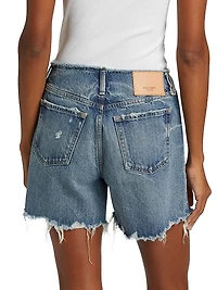 Ludlow Raw-Edge Shorts