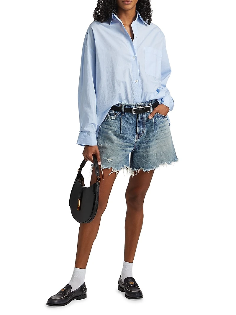 Ludlow Raw-Edge Shorts