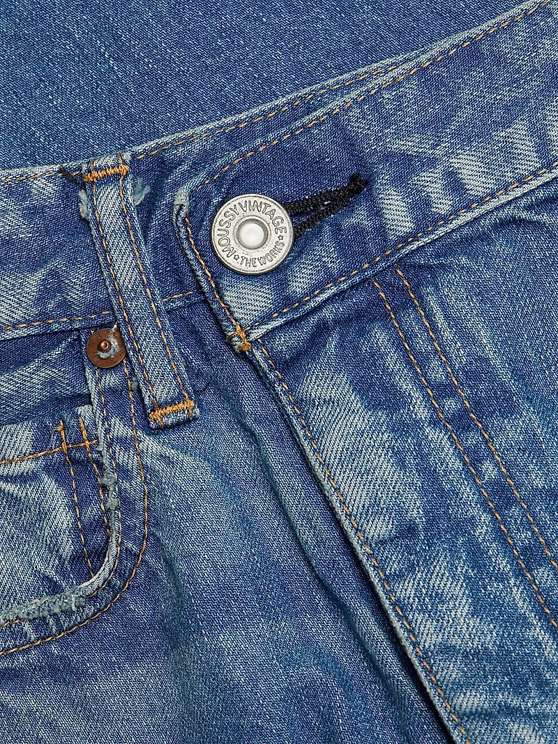 Putnam Denim Asymmetric Midi-Skirt