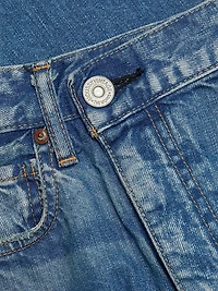 Putnam Denim Asymmetric Midi-Skirt