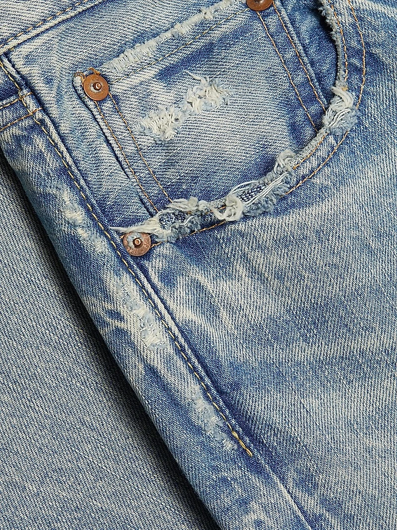 Arverne Low-Rise Straight-Fit Jeans