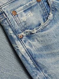 Arverne Low-Rise Straight-Fit Jeans