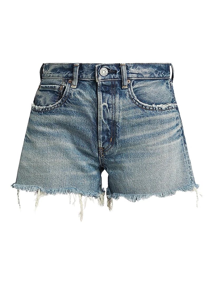 Douglaston Mid-Rise Denim Shorts