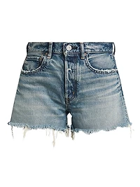 Douglaston Mid-Rise Denim Shorts